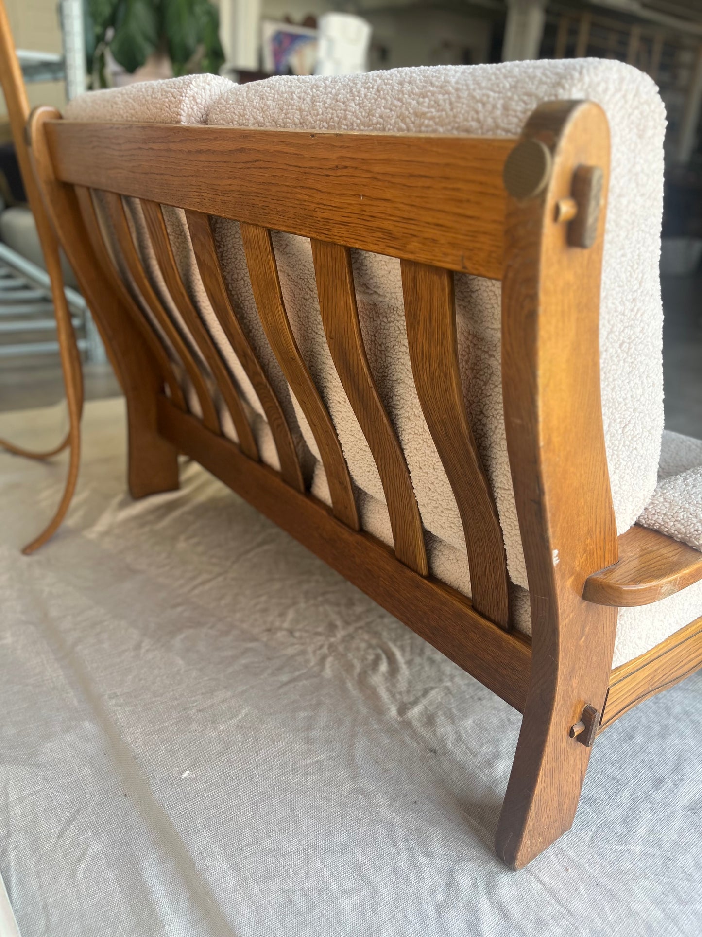 MCM Boucle Love Seat