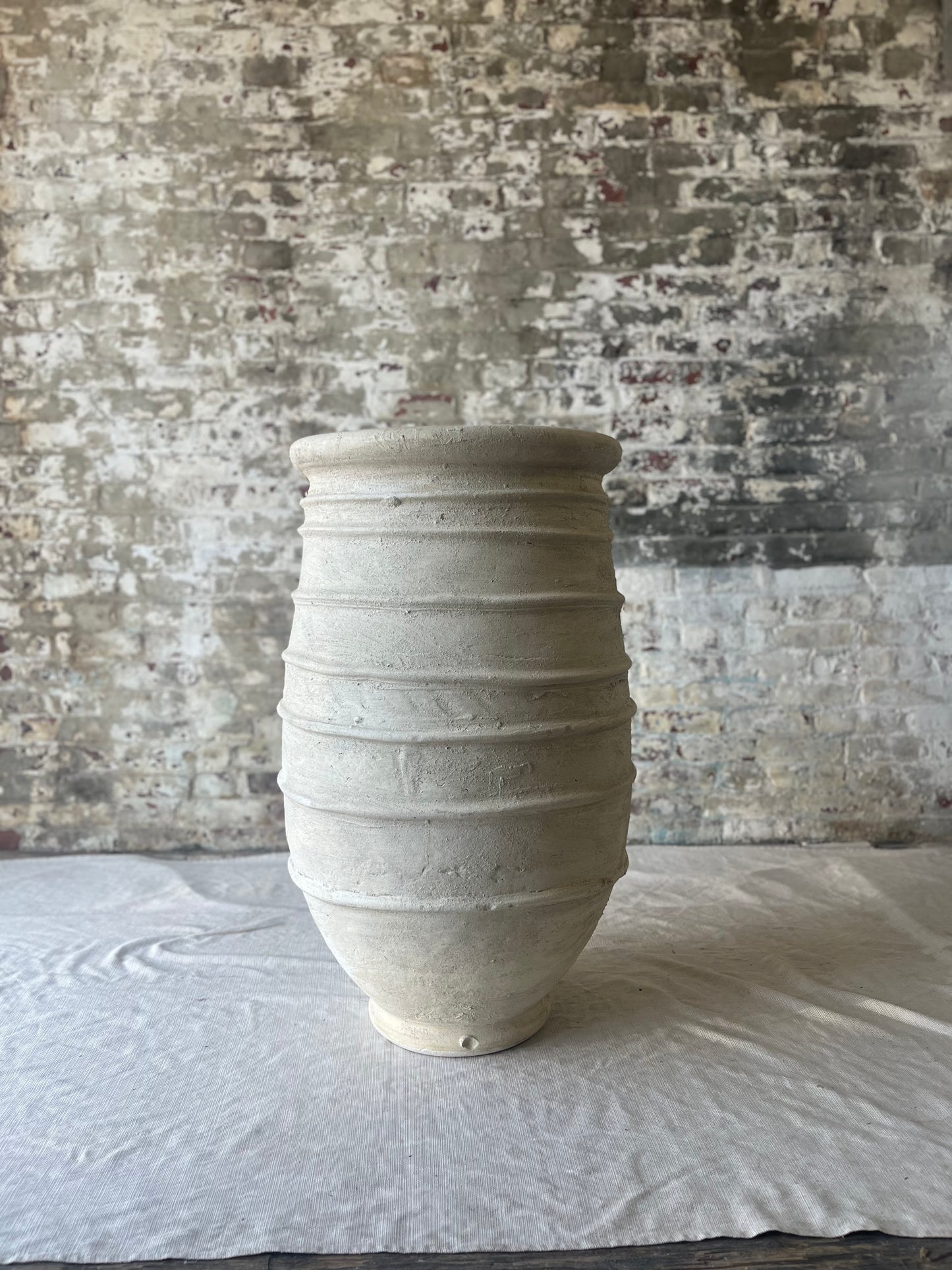 Tamegrout Oversized Textured Ceramic Floor Vessel