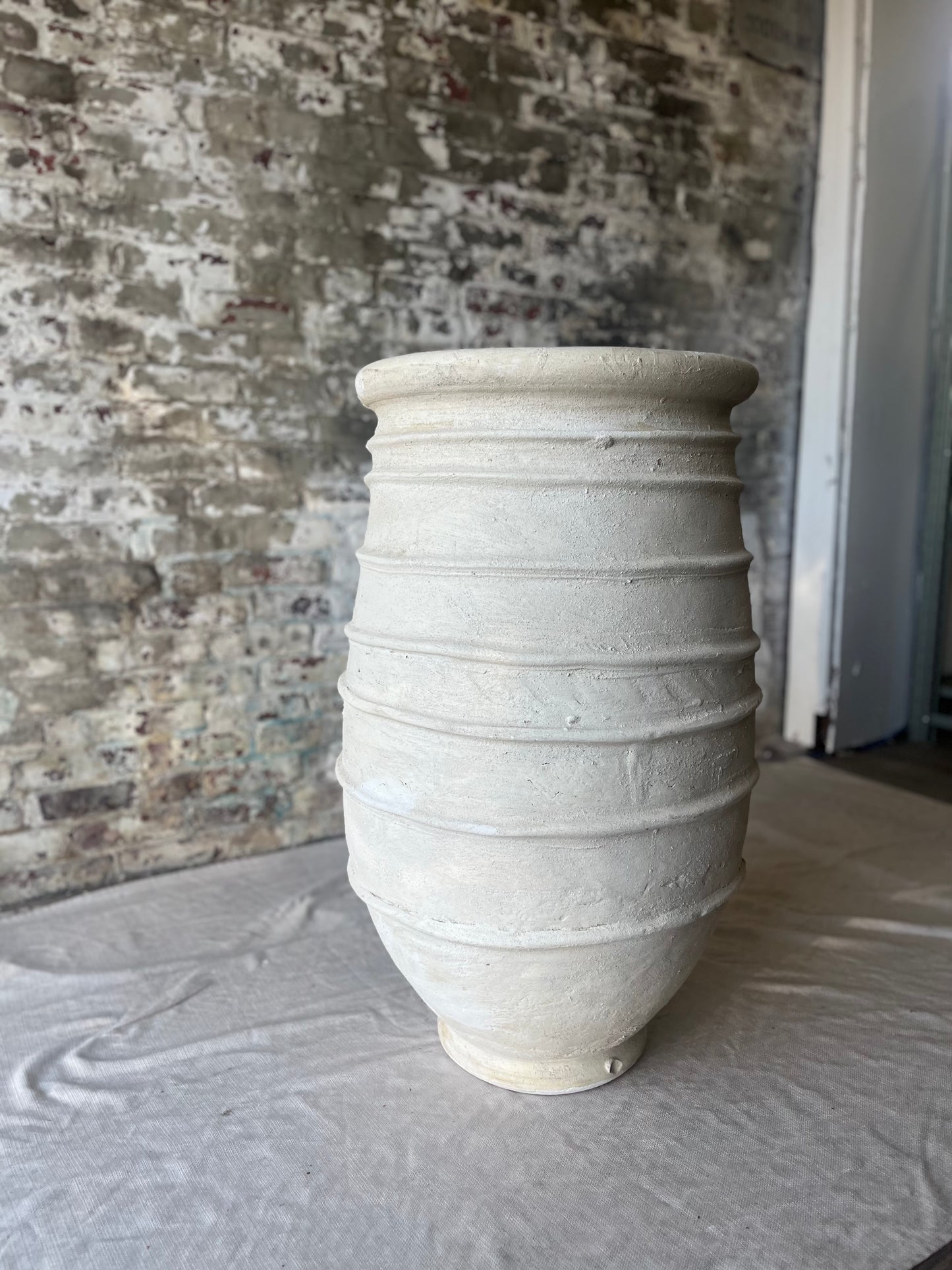 Tamegrout Oversized Textured Ceramic Floor Vessel