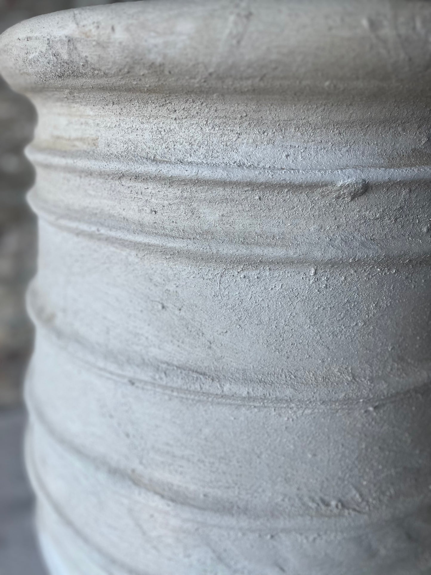 Tamegrout Oversized Textured Ceramic Floor Vessel
