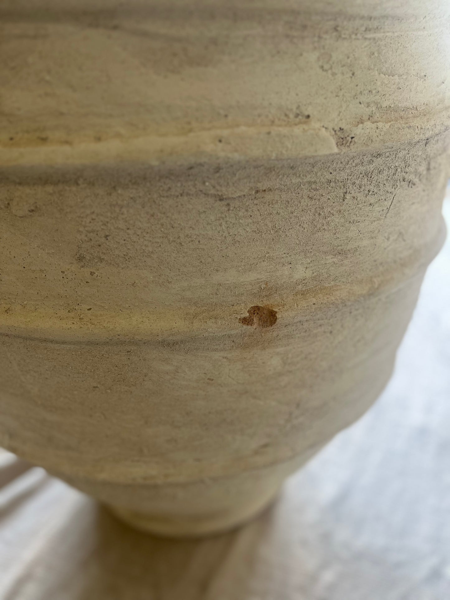 Tamegrout Oversized Textured Ceramic Floor Vessel