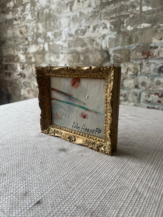 Small Abstract in Gold Frame