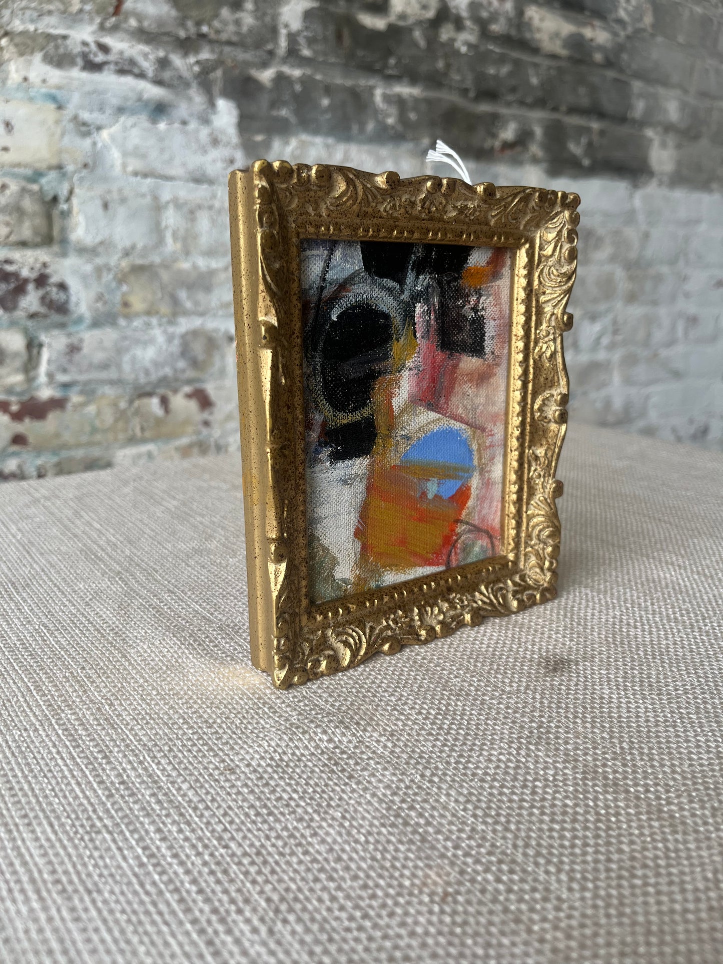 Small Abstract in Gold Frame
