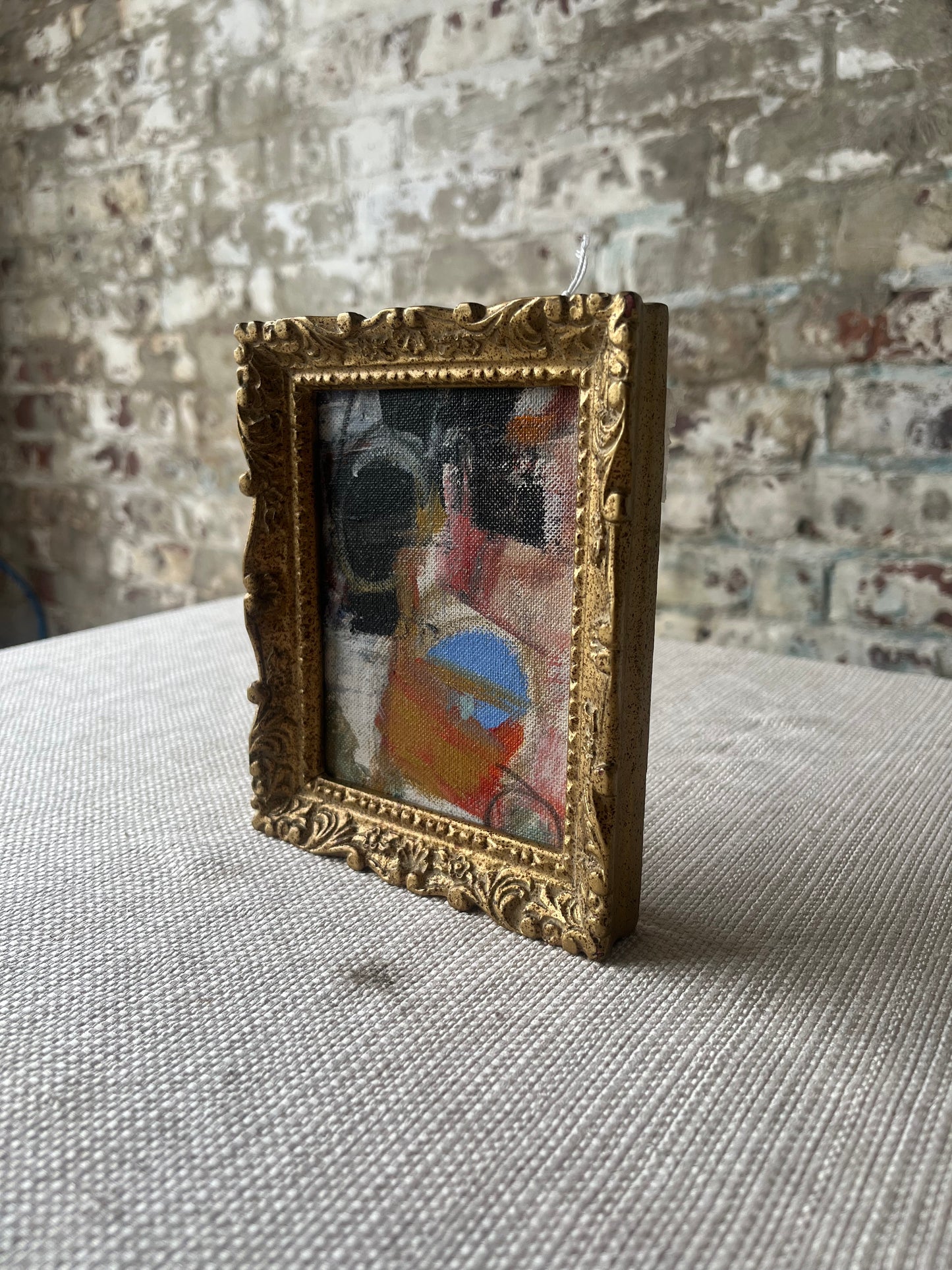 Small Abstract in Gold Frame