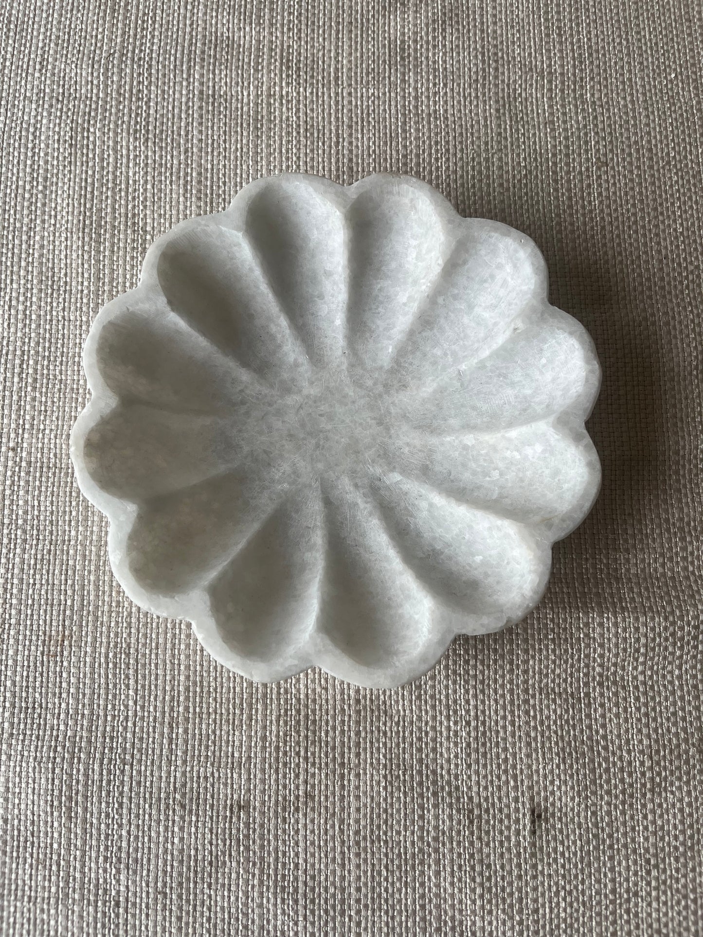 Flower Small Marble Dishes (2 available)
