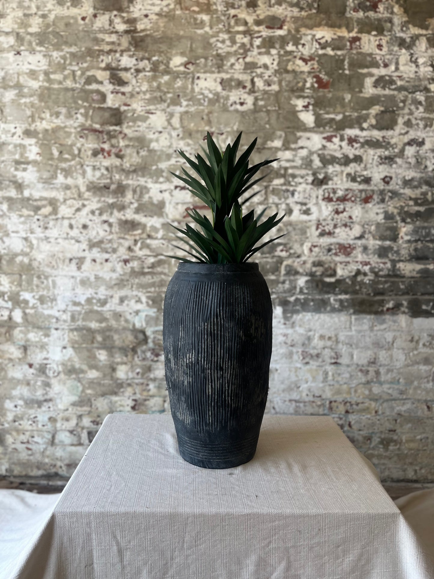Black Large Vase