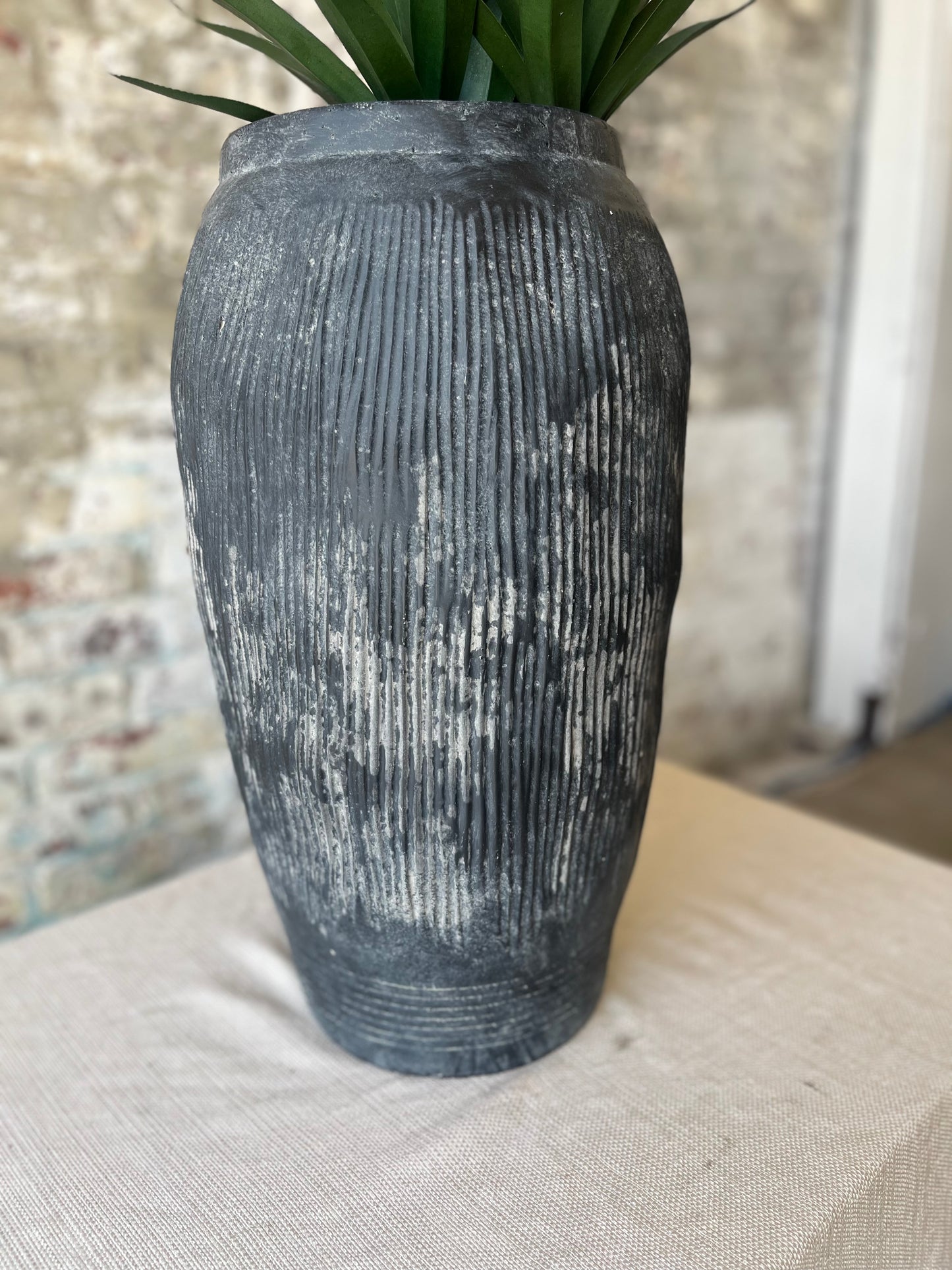 Black Large Vase