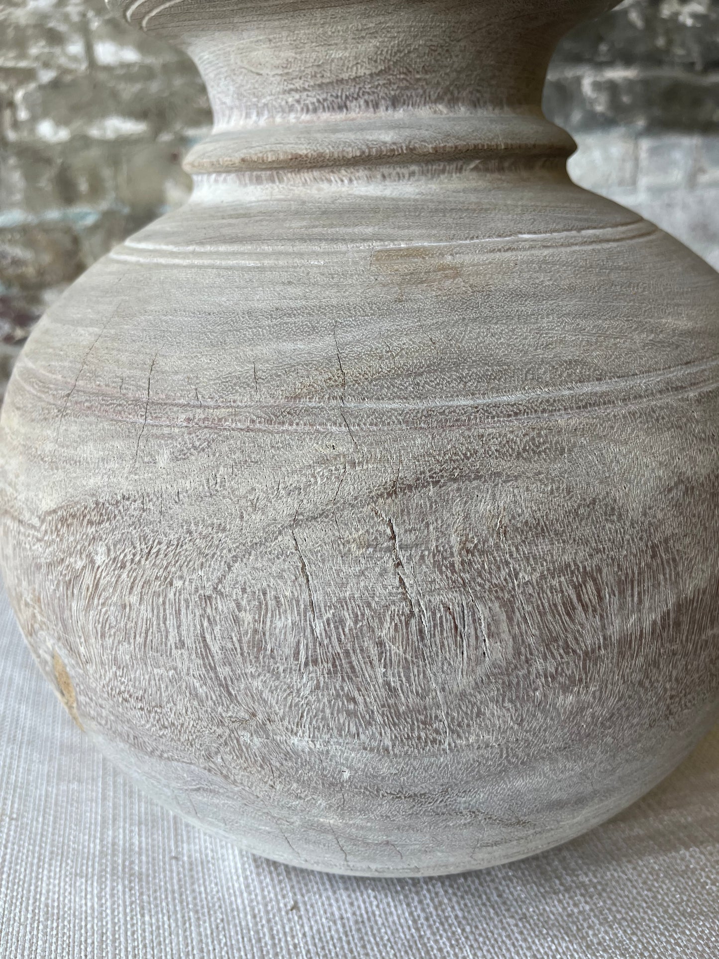 Hand-Carved Vintage Wooden Pots – Individually/Price Sold