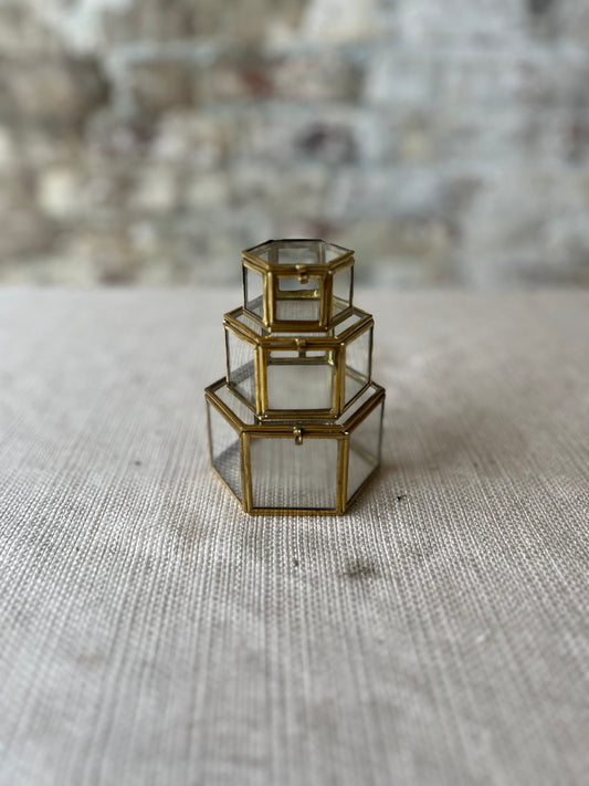 Gold Trinket Box Set