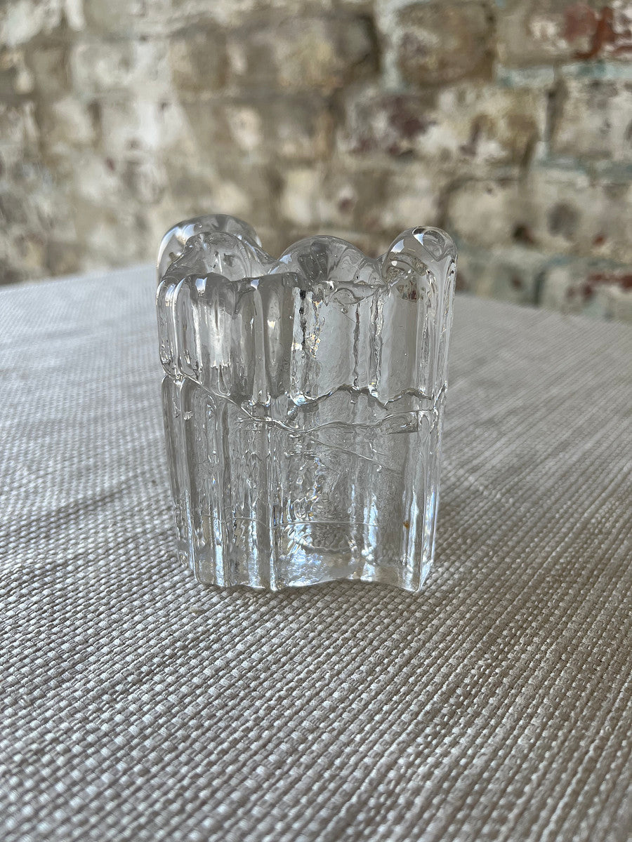 Vintage Rosenthal Inca Crystal Ice Taper