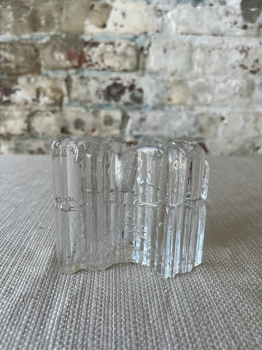 Vintage Rosenthal Inca Crystal Ice Taper