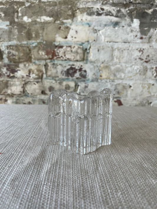 Vintage Rosenthal Inca Crystal Ice Taper