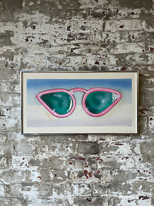 Vintage Pop Art Sunglasses Print – Framed