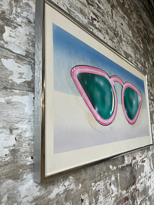 Vintage Pop Art Sunglasses Print – Framed