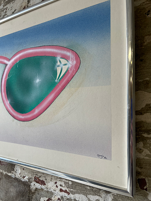 Vintage Pop Art Sunglasses Print – Framed